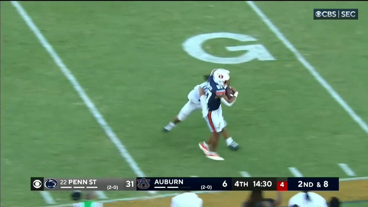 FOX College Football on Twitter "HUNTER HURDLE TD 😤 cc AuburnFootball"