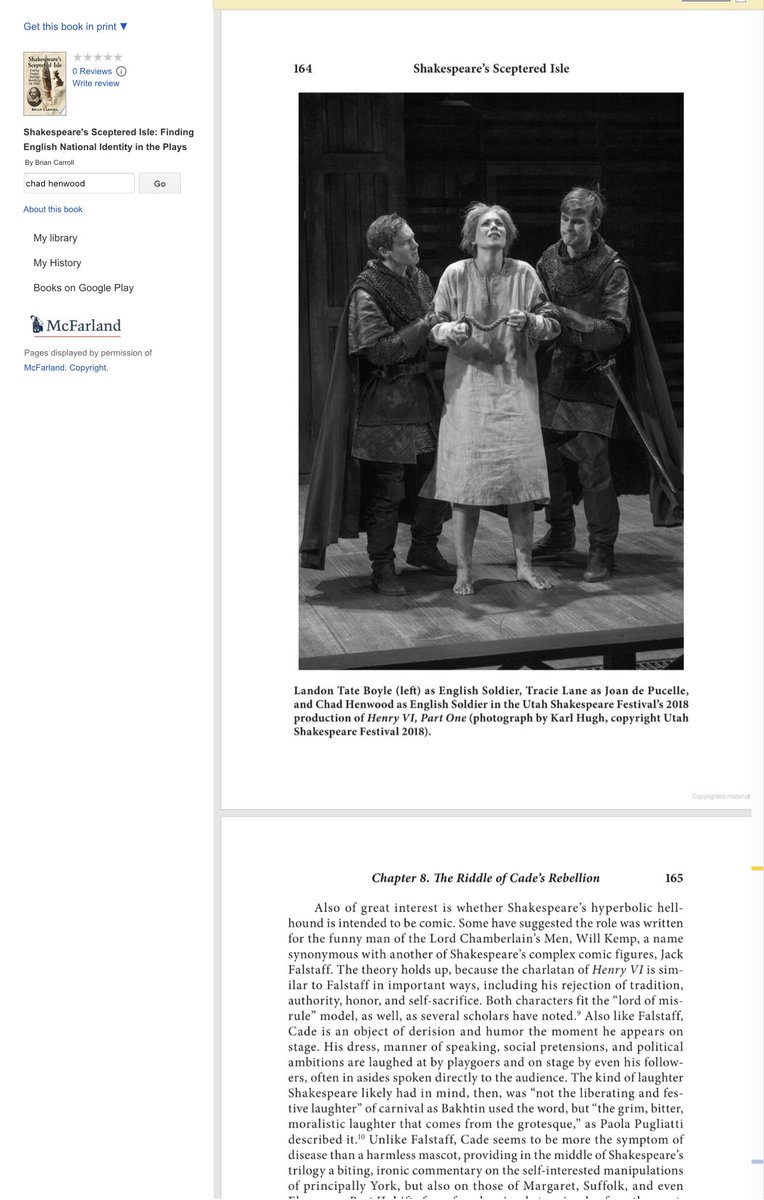 ChadHenwood's tweet photo. I found myself in this random Shakespeare book. This will be my peak fame. https://t.co/HBiROTpbO5