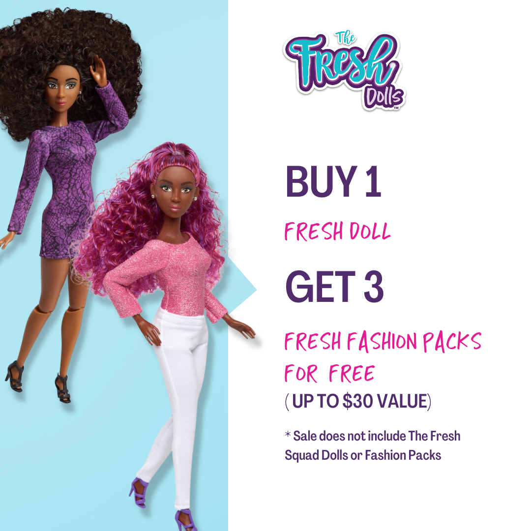 💕 Sale ends in 3, 2, 1... HURRY!💕

💕 This is our biggest sale yet and once these dolls styles and collections are gone, they won’t ever come back! 💕 
💕 Shop our website ! Sale ends Today at midnight ! 💕
.
.
.
#blackdolls #blackowned #blackownedbusiness #blacko