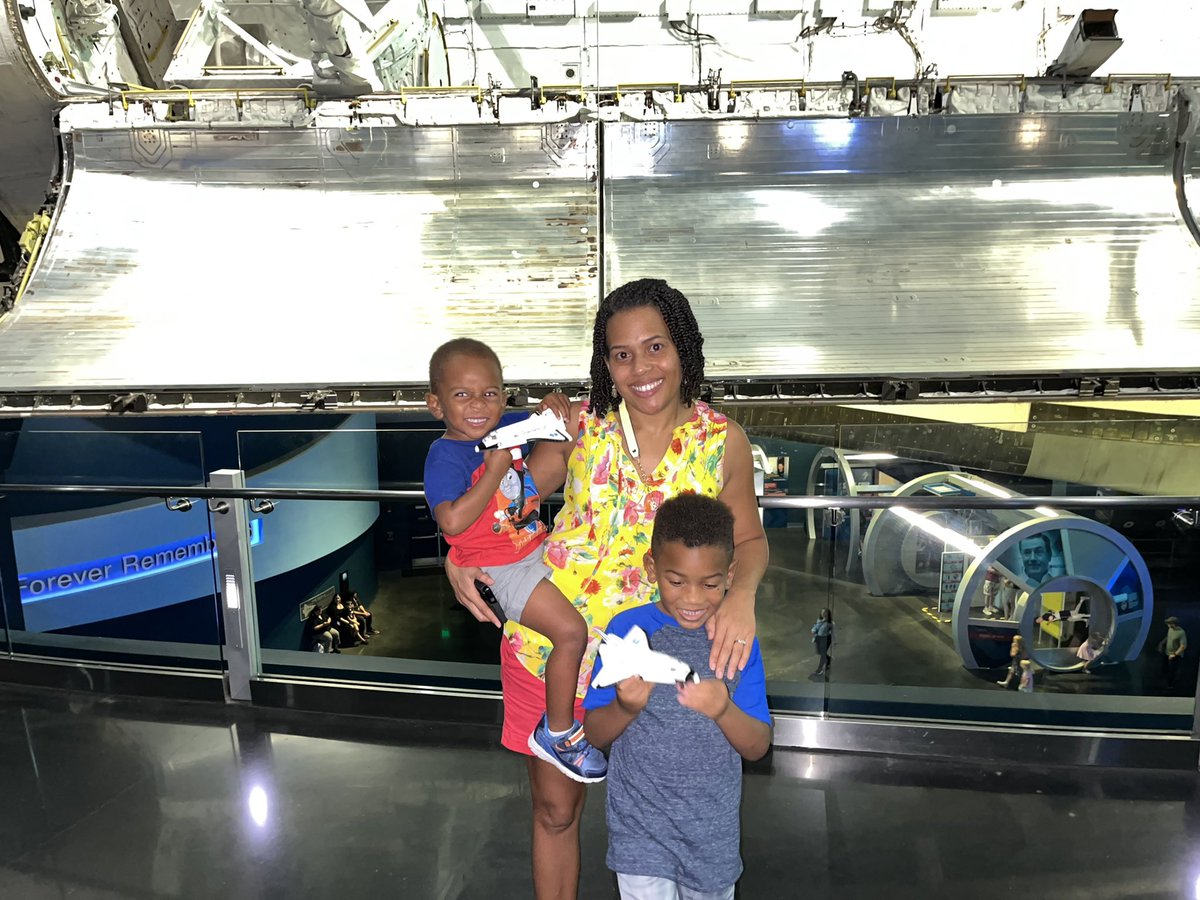 CurtisDMcCloud's tweet photo. Fun day with the fam @ExploreSpaceKSC! Definitely will be back…learned so much! 🚀🛰 https://t.co/vZEcaTw7tp