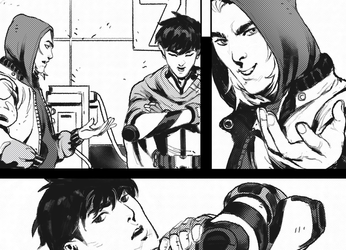 anand_ramcheron's tweet photo. Gen ain’t impressed. #infinityrunners #comics #manga #cyberpunk https://t.co/Ytu9bp4US4