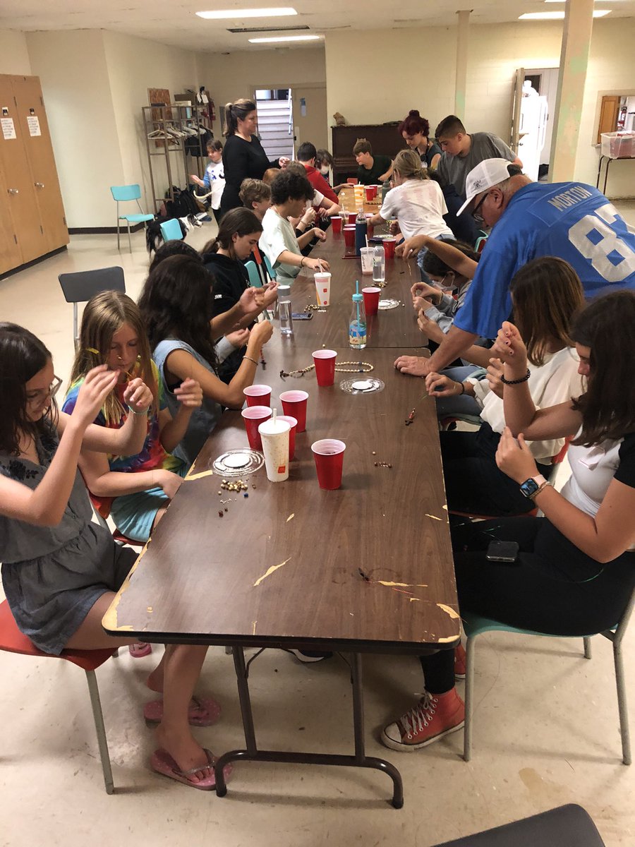 Great day at rehearsal today! Team-building exercises, prop construction, scene read-through a, vocals and choreo! Busy, busy, busy!