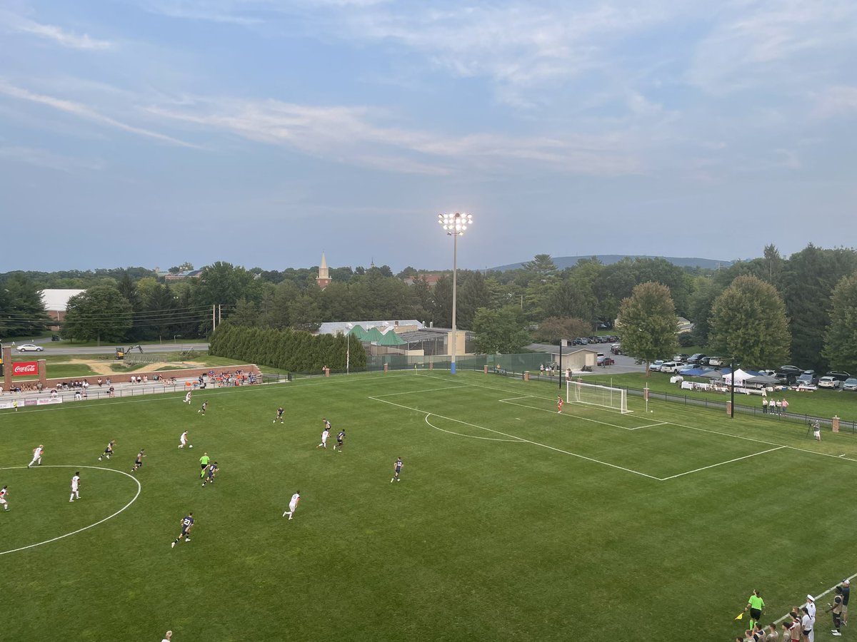 Bucknell_OE's tweet photo. Great night for the  @Bucknell_MSOC game along with some great views! https://t.co/WcDejbIhKs