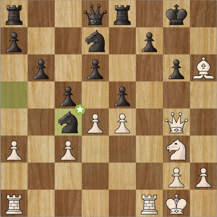 There's several moves that are good here, but what's the most aesthetically pleasing one? Bonus points for the (not forced) follow-up! #chesspunks