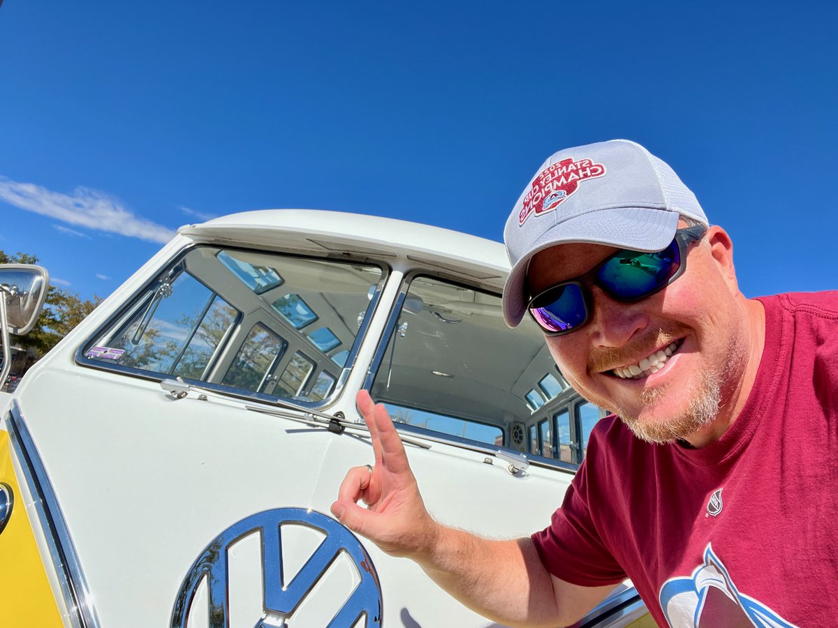 mraible's tweet photo. It's Hefe weather in Denver today! ☀️
#HefeTheBus #VWBus #21windows https://t.co/U7uIKaI5b0