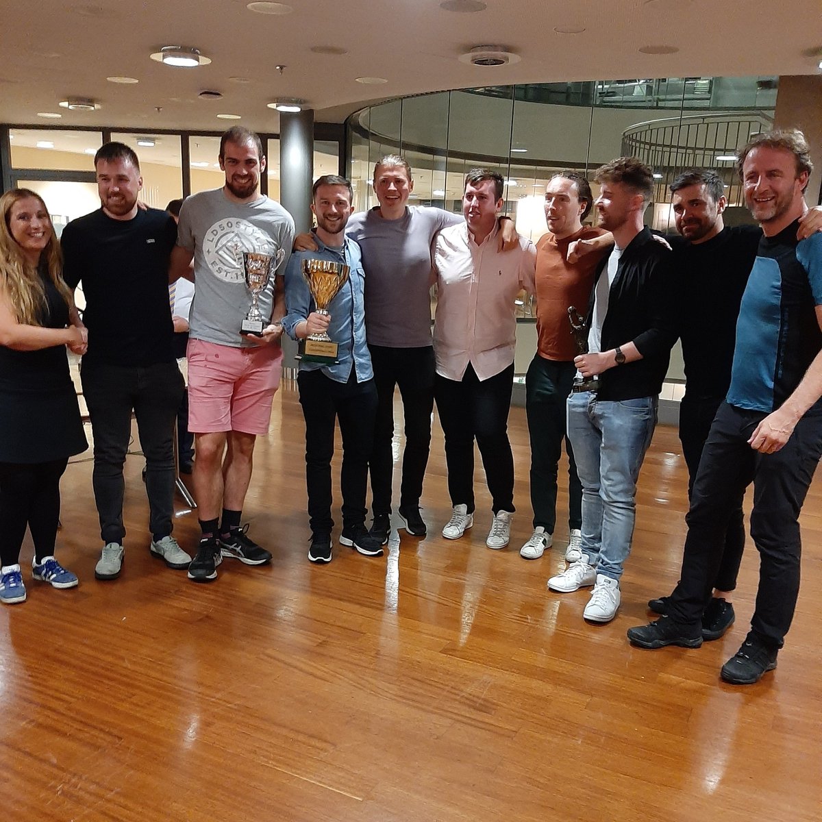 Well done to <a href="/ZurichGAA/">Zurich GAA</a> ladies and <a href="/BerlinGAA/">Berlin GAA</a> men for not only winning the tournament but also the regional championship. It was a fantastic day of #GAA here in Zürich.
Huge thanks to all involved. Special thank you to <a href="/IrlAmbBerne/">Aoife McGarry</a> for being here to make presentations to winners.