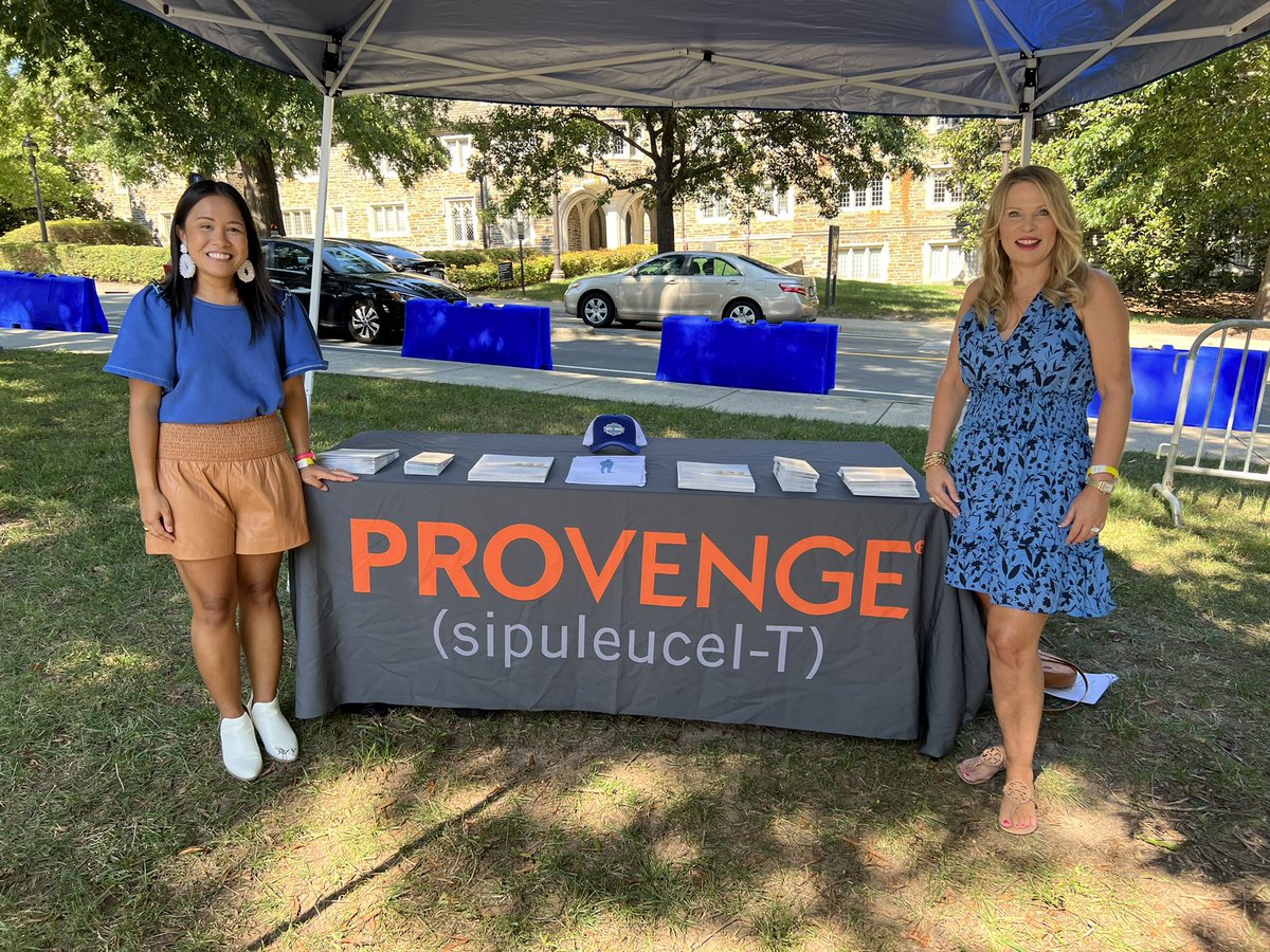 basullivan1992's tweet photo. Dendreon participated in the Duke Tackle Prostate Cancer event today. It was such an exciting and rewarding event to be a part of! #fightprostatecancer https://t.co/YhHHW2XraW