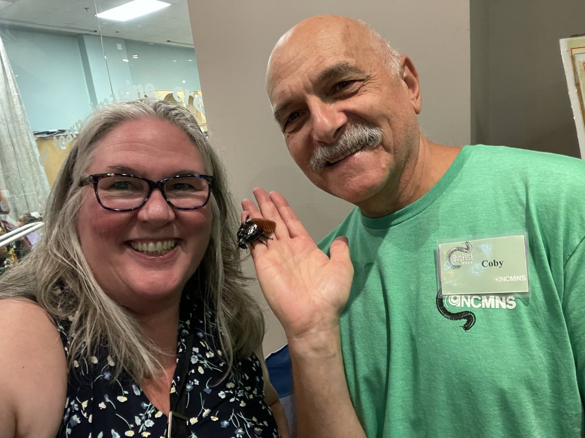 KiwiYoung's tweet photo. Bug Fest! Wow. So many interesting facts on so many different bugs. Even better was seeing the passion of @NCSU_DEPP &amp; @ncsu_egsa with their favorites. #DepartmentHeadAdventures #BugFest22 https://t.co/ueGzWjogRe