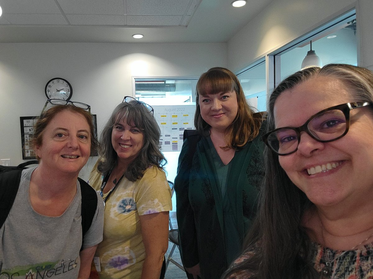 A very productive day spent at #WestsideNeighborhoodSchool with these amazing educators and members of the <a href="/cuelosangeles/">CUE Los Angeles</a> #BoardOfDirectors. #womeninedtech #CUELARetreat