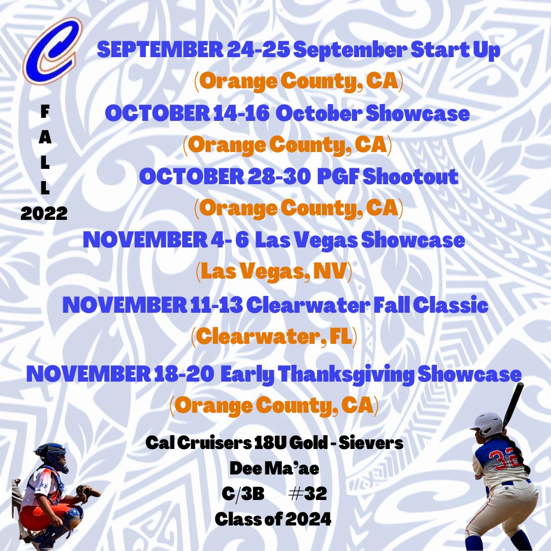 D_maae32's tweet photo. Ready for this Fall! Let’s go Cruisers! @CalCruisers18U #squadgoals #cruisernation https://t.co/UQU5uiNeyq