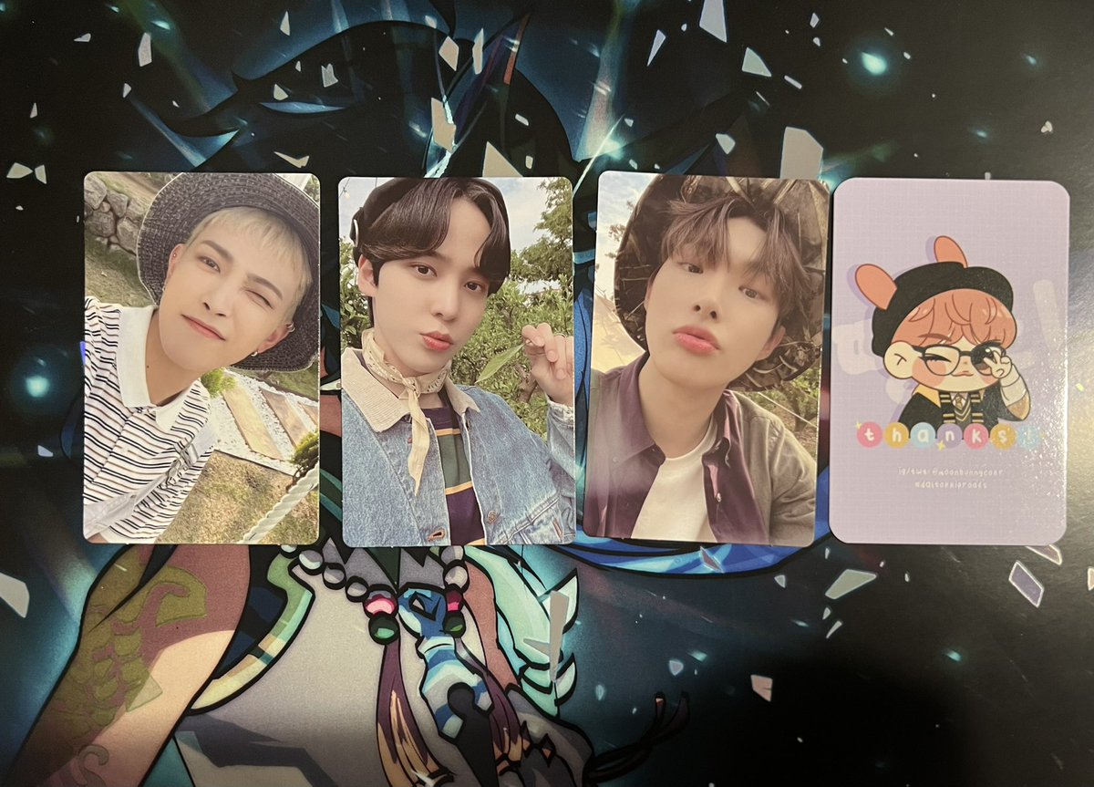 visualkae's tweet photo. WTT/NFS #ATEEZ 

Have: FEVER DEAR DIARY HONGJOONG, YUNHO, MINGI (left)

Want: SEONGHWA, SAN EQUIVALENT (right)

📍 USA Preferred; must have 10+ proofs or send first

#wttateez #ateezwtt #ateeztrade @atzthriftshopUS @ateezthriftshop @kpopthriftshop @ateez_trade @AteezBuy https://t.co/4rk7zYhD1v