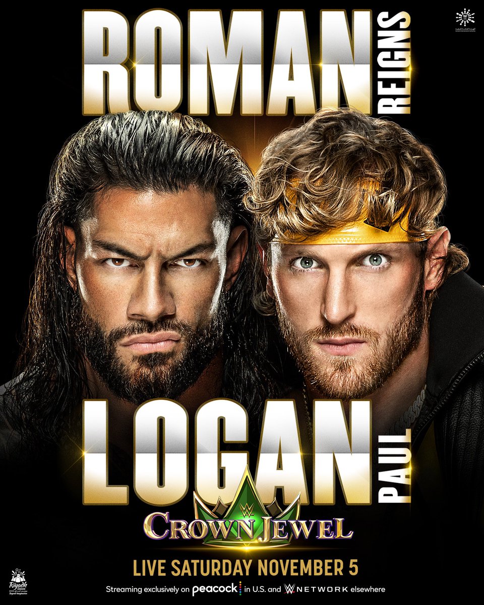 LoganPaul's tweet photo. It’s official. I’m taking on the face of @WWE in Saudi Arabia on November 5 https://t.co/JrSnPHeroj