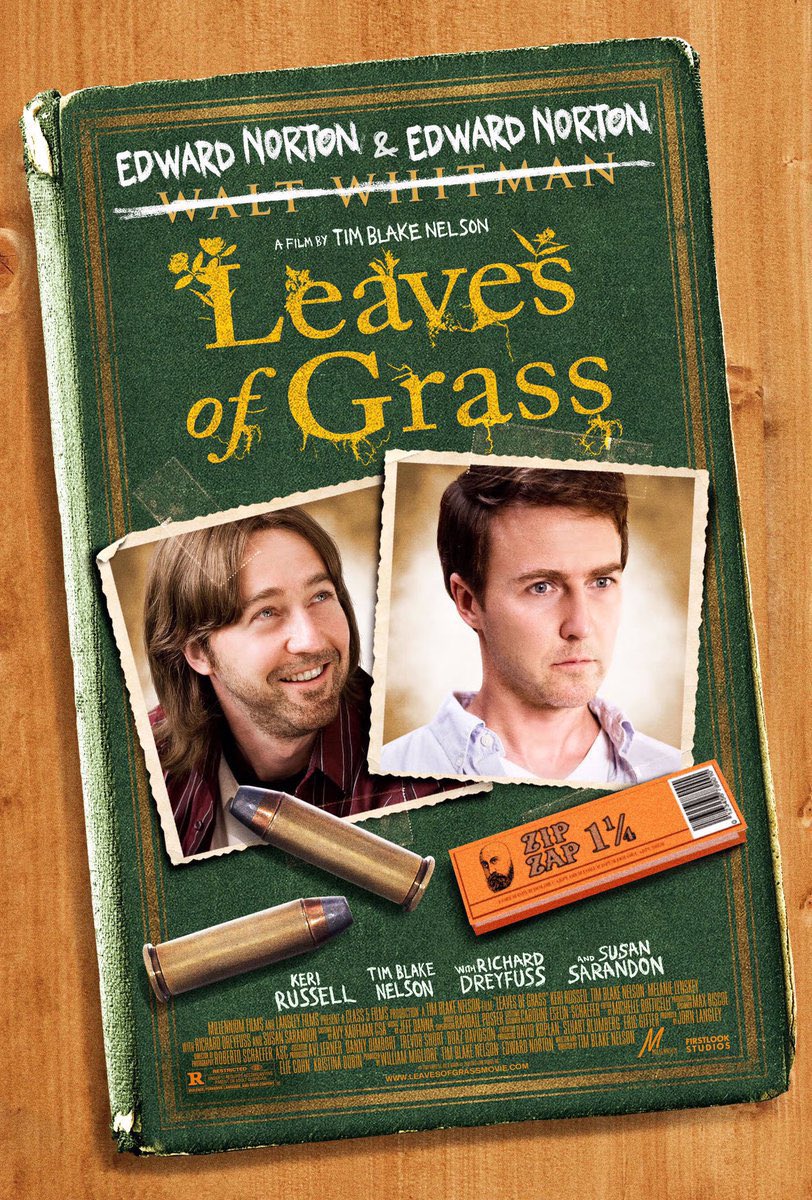 FilmNewsNos's tweet photo. 🎬MOVIE HISTORY: 12 years ago today, September 17, 2010, the movie ‘Leaves of Grass’ opened in theaters!

#EdwardNorton @RichardDreyfuss #SusanSarandon #KeriRussell #TimBlakeNelson #MelanieLynskey #SteveEarle #LucyDeVito #LeeWilkof #KenCheeseman #MaggieSiff #JoshPais #TyBurrell https://t.co/NgRgCvEbPe
