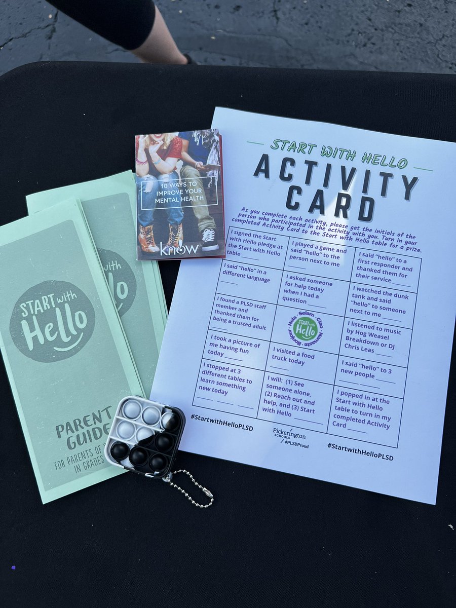 PLSD_SEL's tweet photo. A look at some of the resources from today #StartWithHelloPLSD #PickeringtonProud https://t.co/qG1dCBvb14