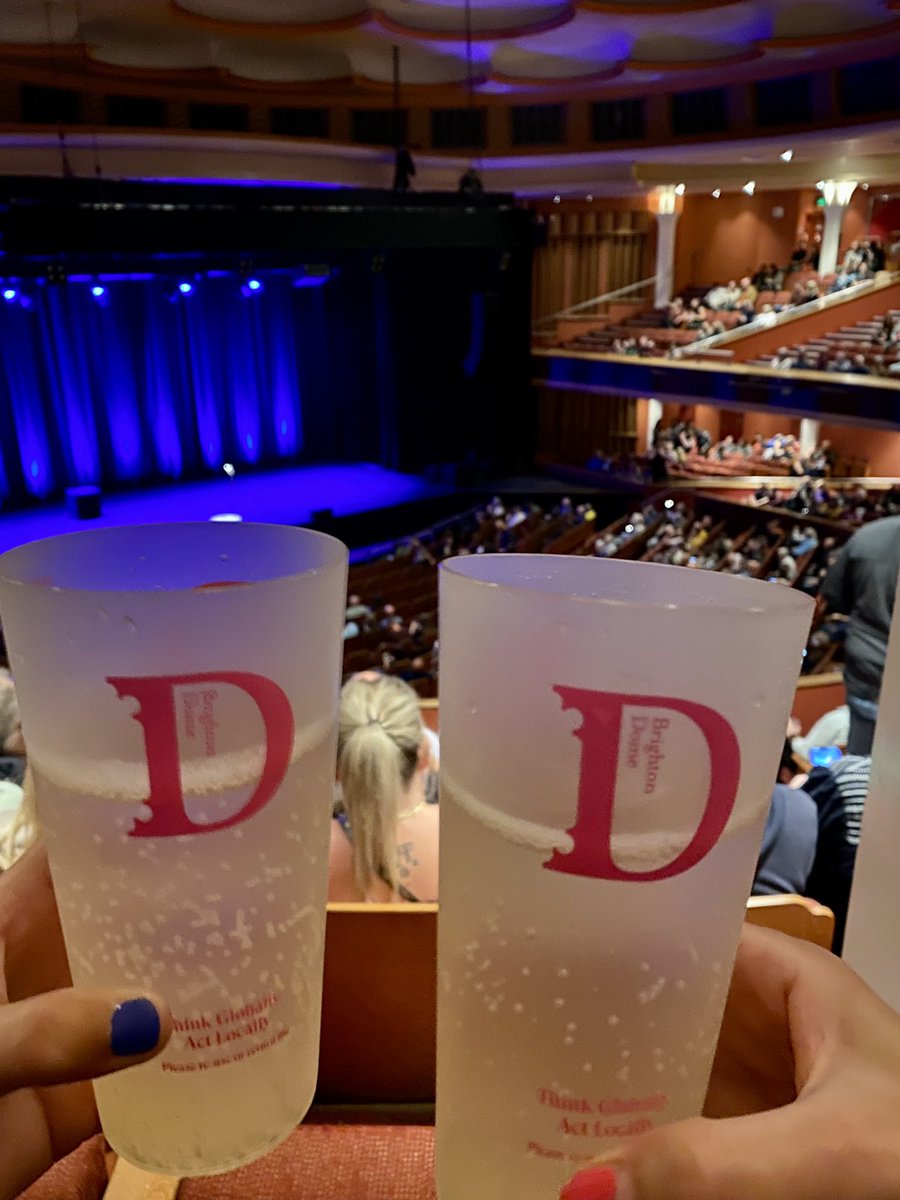 charlie_all's tweet photo. With the bestie at @brightdome to see the fab @chattyman #brighton #pintsofprosecco #muchneededlaughter https://t.co/xMZCD59IWa