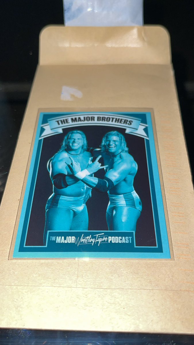 HeyItsWeb's tweet photo. Another month, another @MajorWFPod variant card for the #HardFoundation cards! That makes 4 out of 7 for variants this series! #MajorPod #MWFP https://t.co/4DILLf3j8P