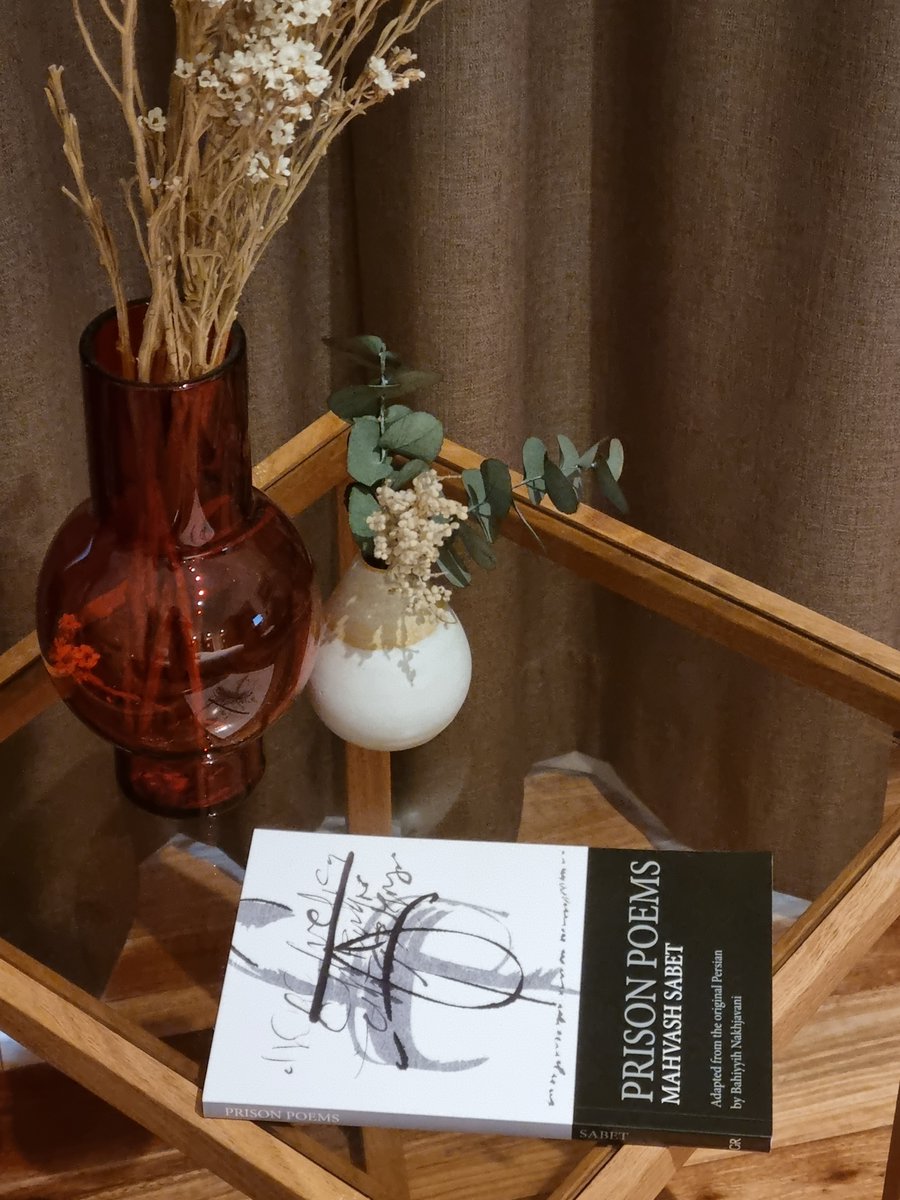 KMooreGilbert's tweet photo. Yesterday I was honoured to receive a copy of Mahvash Sabet's collection of prison poems. The 69 year old Baha'i poet is currently in solitary confinement in Evin, and had previous spent a decade behind bars for simply exercising her religious freedom.
https://t.co/OSE0Q0xILd https://t.co/mhgDJ6MYEC
