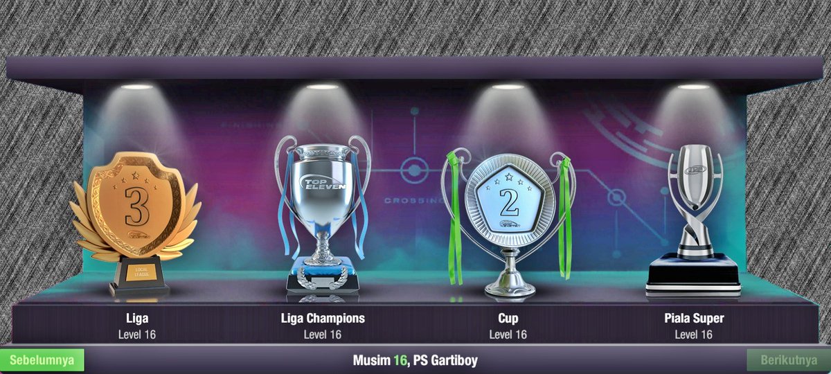 Pencapaian musim16. Semoga musim depan lebih dari ini🤜🤛 #TopEleven
