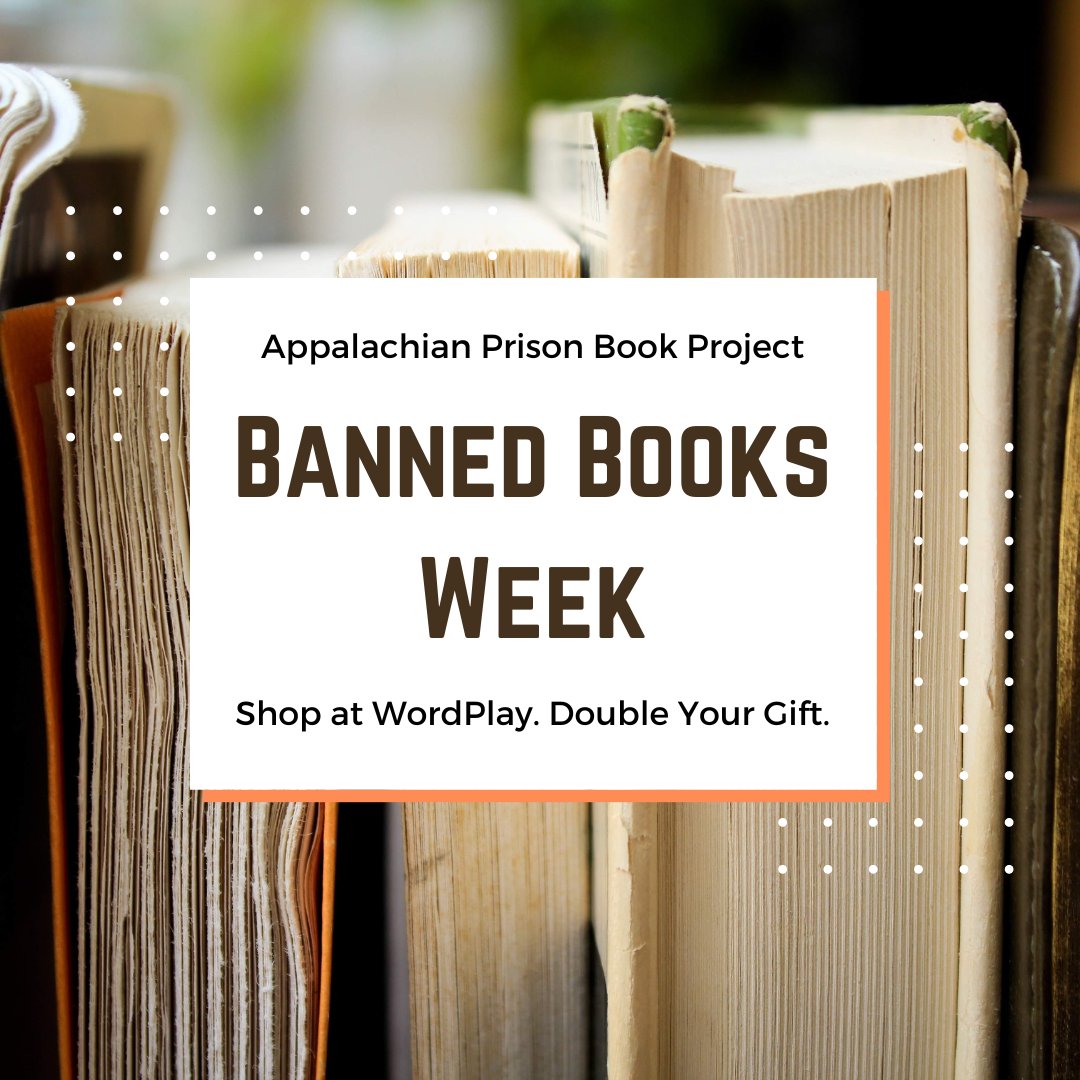It's #BannedBooksWeek! A donor has offered to match up to $1,000 of purchases made via our <a href="/WordPlayWV/">WordPlay</a> wish list and donated to APBP from now until 9/24. 

Double your gift and help support reading and education behind bars: bookshop.org/lists/appalach… #PrisonBooksWishlists