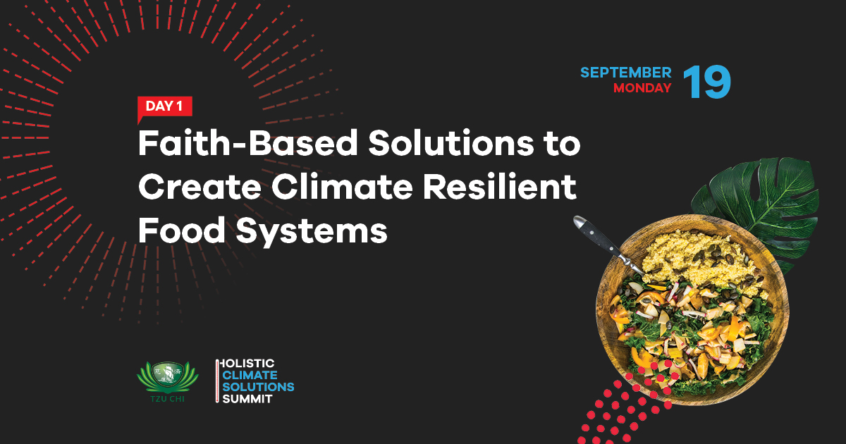 TzuChiUSA's tweet photo. We’re starting the morning off right with the launch of the #HolisticClimateSolutionsSummit! Tune in to our daytime sessions, focused on #FoodSystems, or learn how to request in-person access at the #TzuChiCenter in NYC now: https://t.co/ZADekDunz8 #ClimateWeekNYC #GettingItDone https://t.co/mtHFaY1wcj