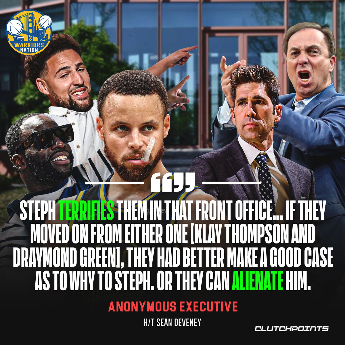 WarriorNationCP's tweet photo. Stephen Curry, Klay Thompson, and Draymond Green should all end their careers with the Warriors 💪 https://t.co/0M6wQDsyZT