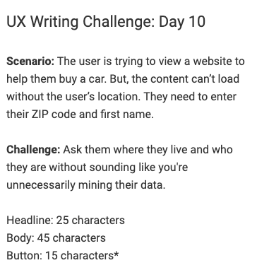 esierr1's tweet image. Day 10 of the #DailyUXWritingChallenge

How do you feel about the copy? And the design?

#UXWriting  #UserExperience #UX #UIUXDesign #UXWritingChallenge
