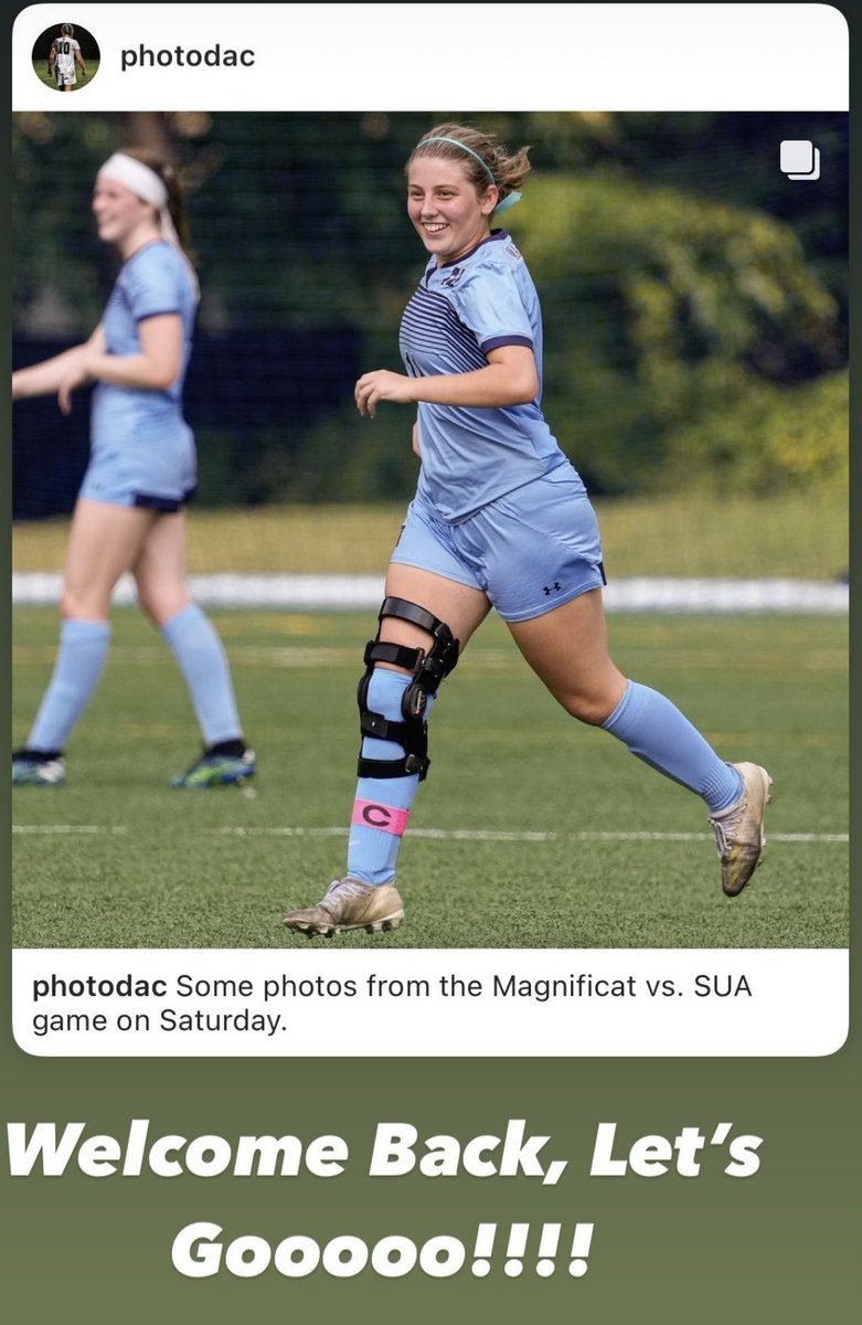 One of the many varsity highlights!! 
Welcome back, Marin Pechota!