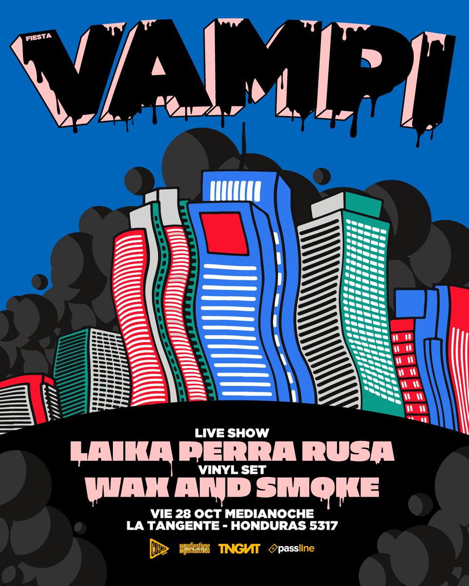 El proximo 28/10 nos encontramos en <a href="/LatangenT/">La Tangente</a> para vibrar al ritmo  de #perralaikarusa y los vinilos de #waxandsmoke CONSEGUI TU TICKET PROMOCIONAL acá👉passline.com/eventos/fiesta…

@Desobedeciendo 
<a href="/facundomoz/">FacuMuñoz</a>