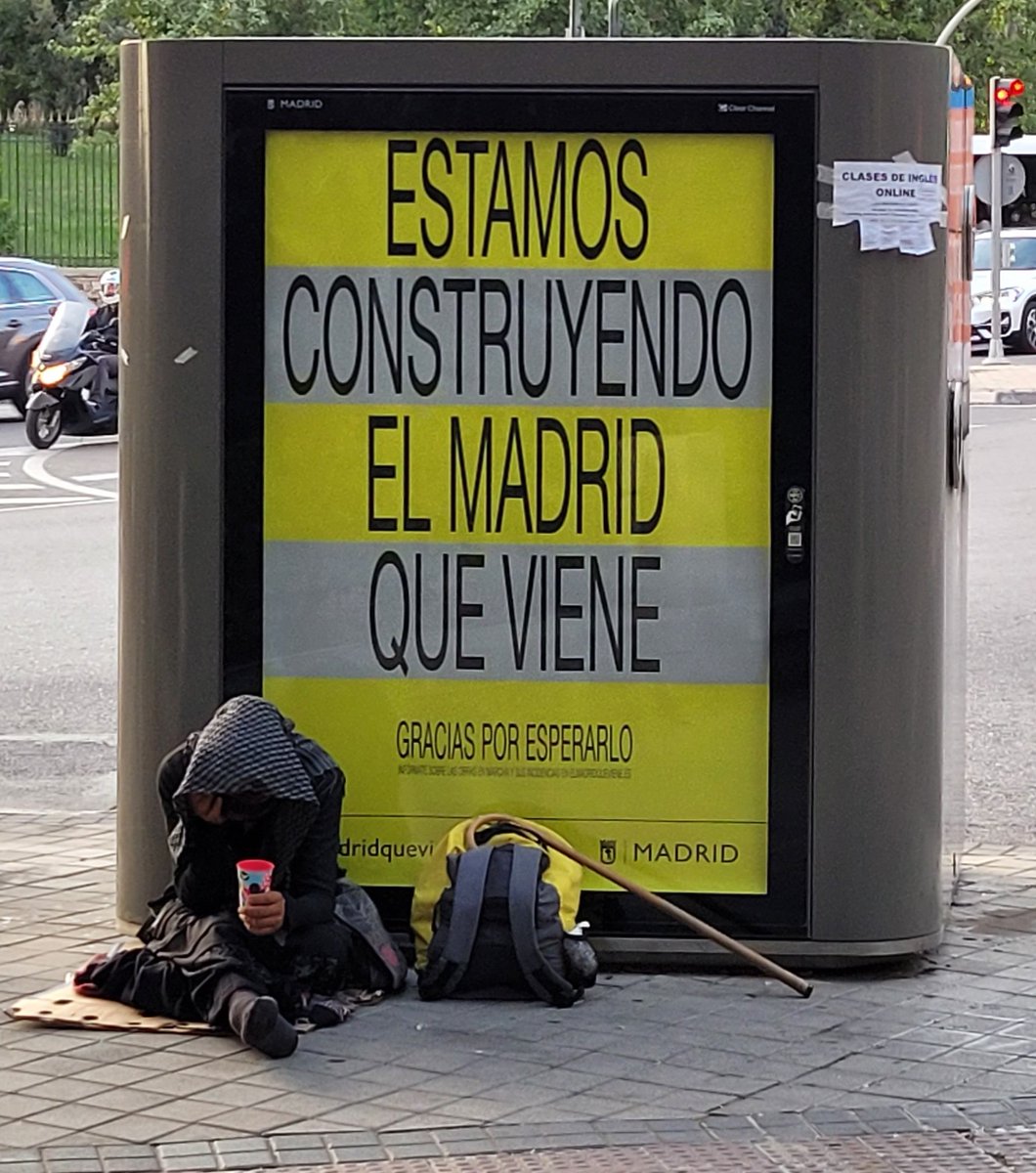 Javimunta's tweet photo. @MADRID 
Este es el Madrid que está construyendo el ayuntamiento de Almeida... https://t.co/ppctaPhRkx