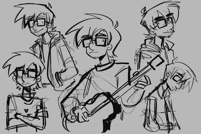 college simpsons doodles from tonight's drunk stream!!! 