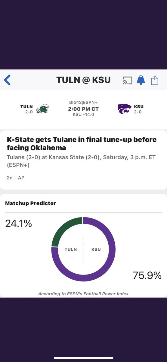 Tulane Football tweet media