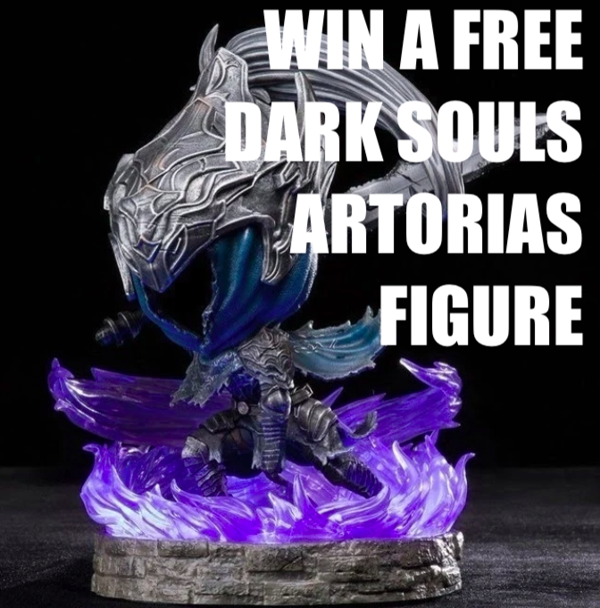 NerdKnockout's tweet photo. GIVEAWAY!! WIN A FREE DARK SOULS FIGURE DELIVERED TO YOUR HOME!
To enter:

✅Follow Nerd Knockout Podcast on Spotify
https://t.co/EmIPen5eML
✅RETWEET &amp; FOLLOW @NerdKnockout

1 Winner selected randomly from Twitter followers after Spotify/Twitter accounts reach 150 followers. https://t.co/mJ9167ybLE
