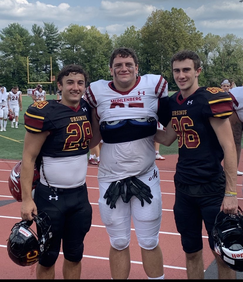 FFLs (L to R) Christian Pergolese, Mike Powel and Tommy Caruso at the Ursinus-Mules game today! #HPRIDE #BFT