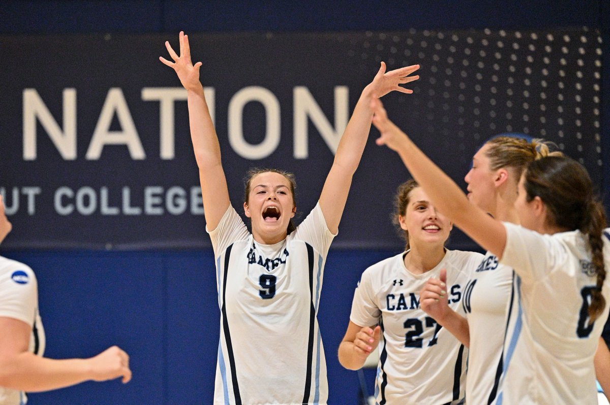 CamelAthletics's tweet image. TFW you win your first NESCAC game of the season! Congrats to @CCVB1 on their 3-0 win over Bates earlier today. 🐪🏐

📰 bit.ly/3f0NxMR