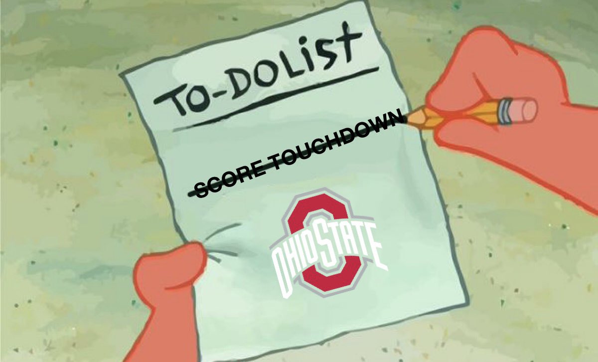 OhioStateFB's tweet photo. Can cross this one off 😀 https://t.co/LDf9xh1pqc