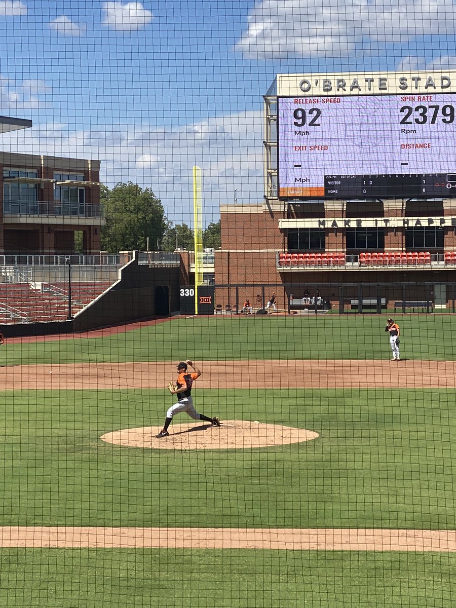 BrettAbram's tweet photo. New colours and number. Good start to fall ball at OSU https://t.co/6OGtB049Ee