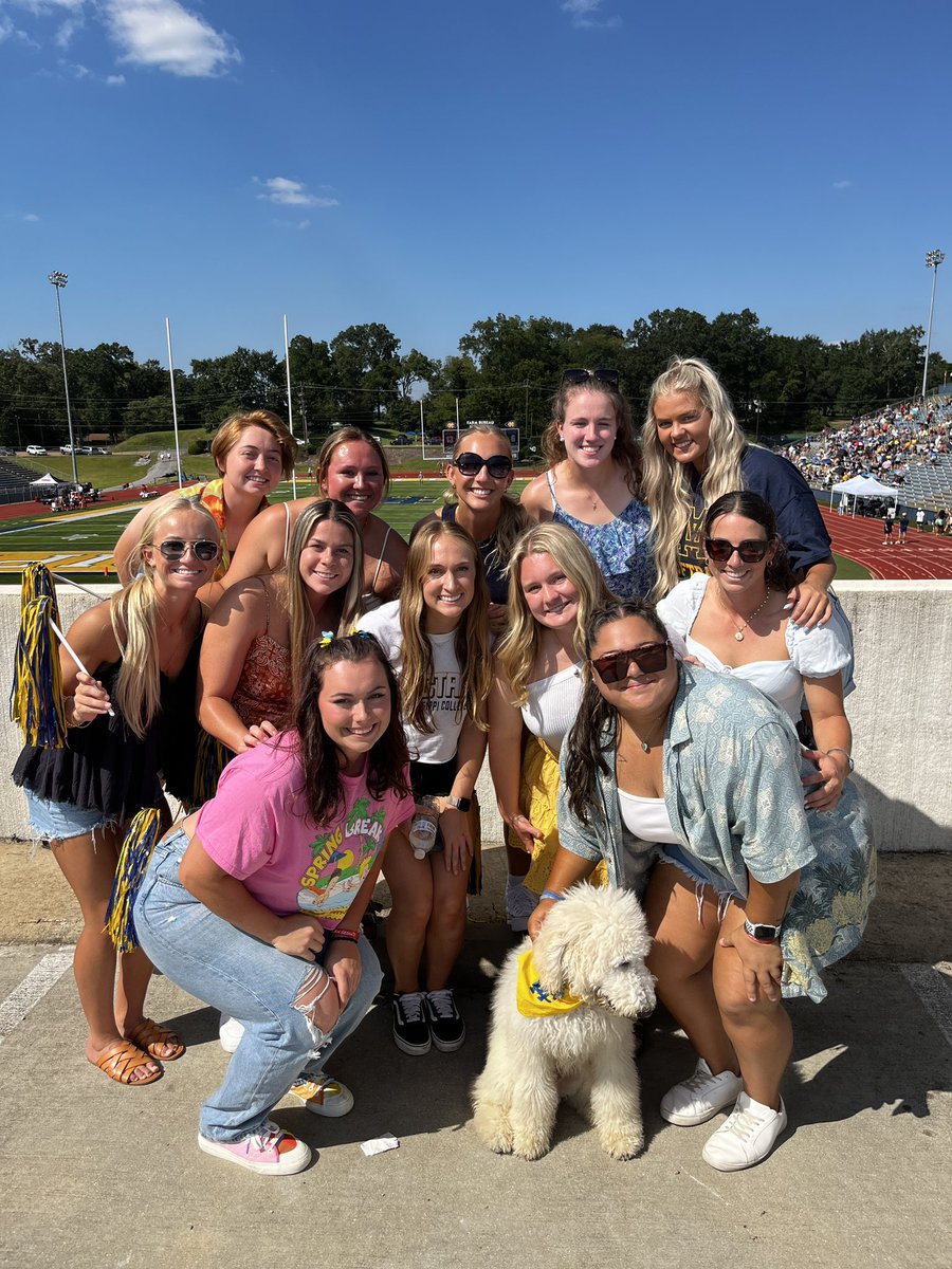 Little tailgate action for <a href="/GoChoctaws_FB/">Mississippi College Football</a> matchup against North Greenville today. #GoChoctaws #COTM