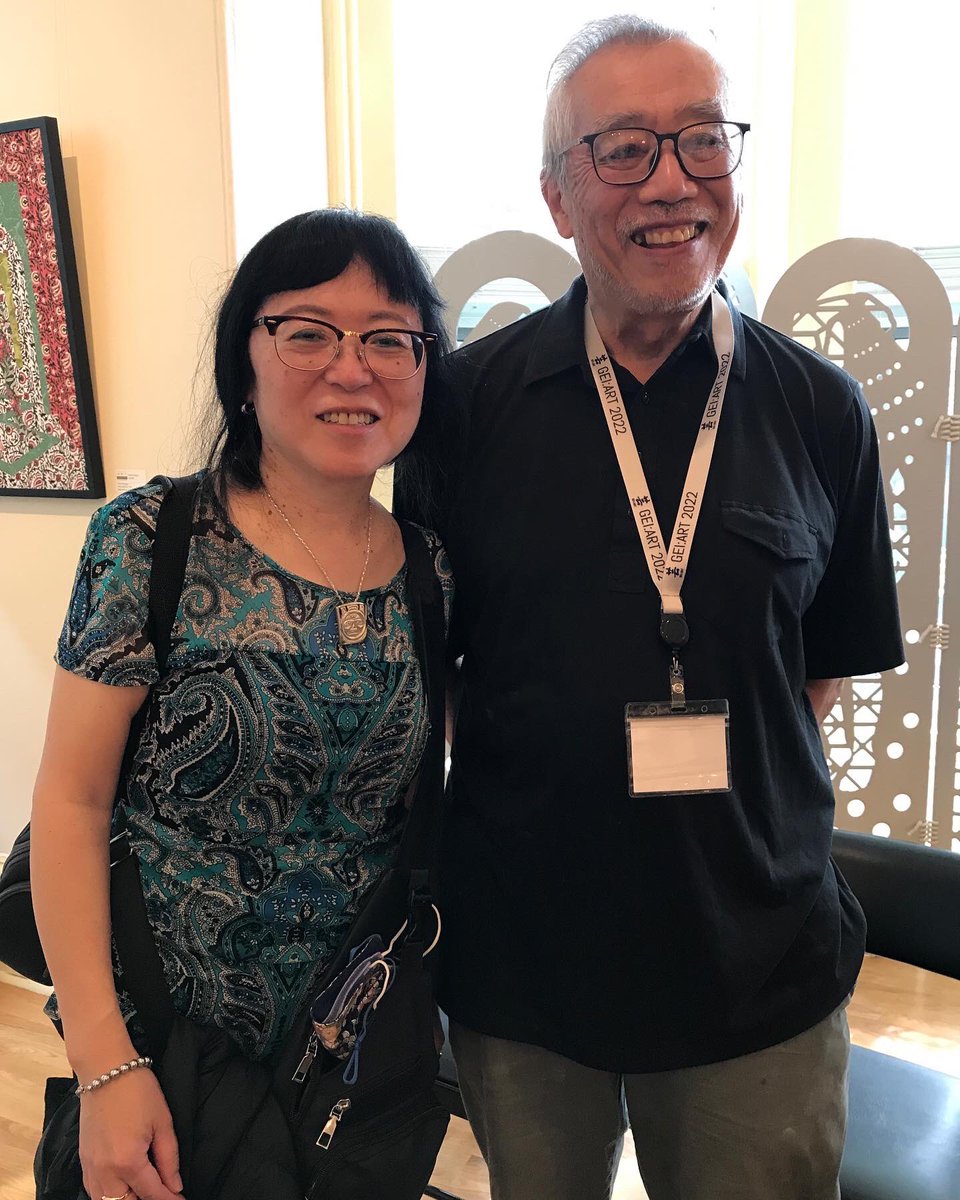 lorene1voice's tweet photo. Attended the opening of « Start Here » Guest Curator Bryce Kanbara has put together a collection of artwork featuring Kiyooka, Nakamura, Takashima and Tanabe. Know these names & their inspiring art. #JapaneseCanadian #artists #GEI #ArtSymposium https://t.co/elMRIMWnHK