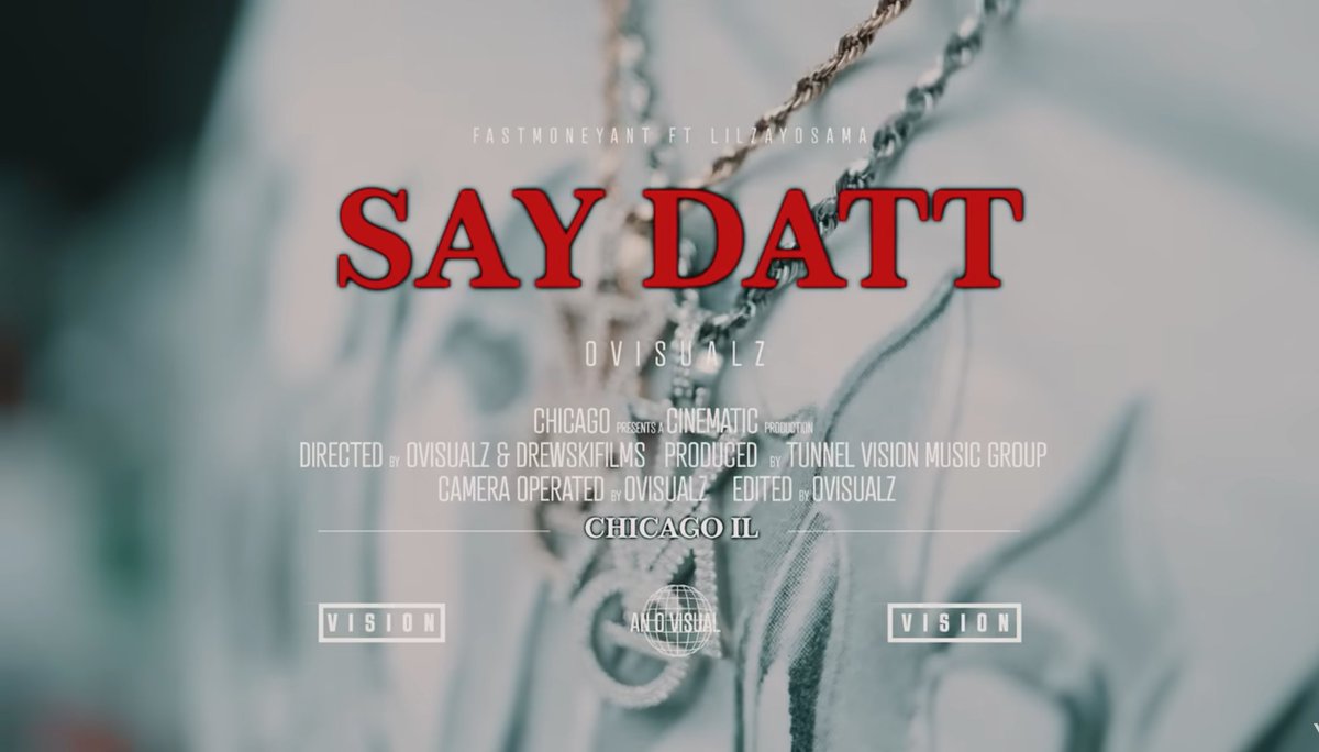 WindyCitySounds's tweet photo. Chicago artist @fastmoneyant is back with his new single #SayDatt! Watch the music video for it here Xx
https://t.co/A77j0niken
#orchardambassador #newmusic #outnow #chicago #hiphop #rap https://t.co/dm7sdONA7C
