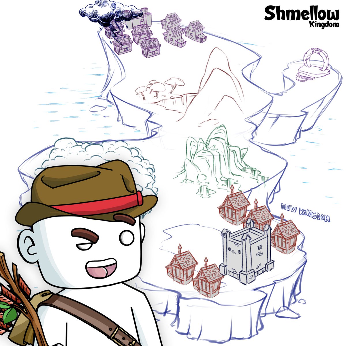 ShmellowNFT's tweet photo. 🗺 Our course is set and our mission soon underway... Our crack team of Shmellow explorers have begun to sketch the map to our new Shmellow kingdom...

🧭 Join Us And Get On The Lists Before We Embark! https://t.co/HVsICc9yrT

#NFT #Shmellow #NFTartist #NFTArt https://t.co/dPgHcmqBah
