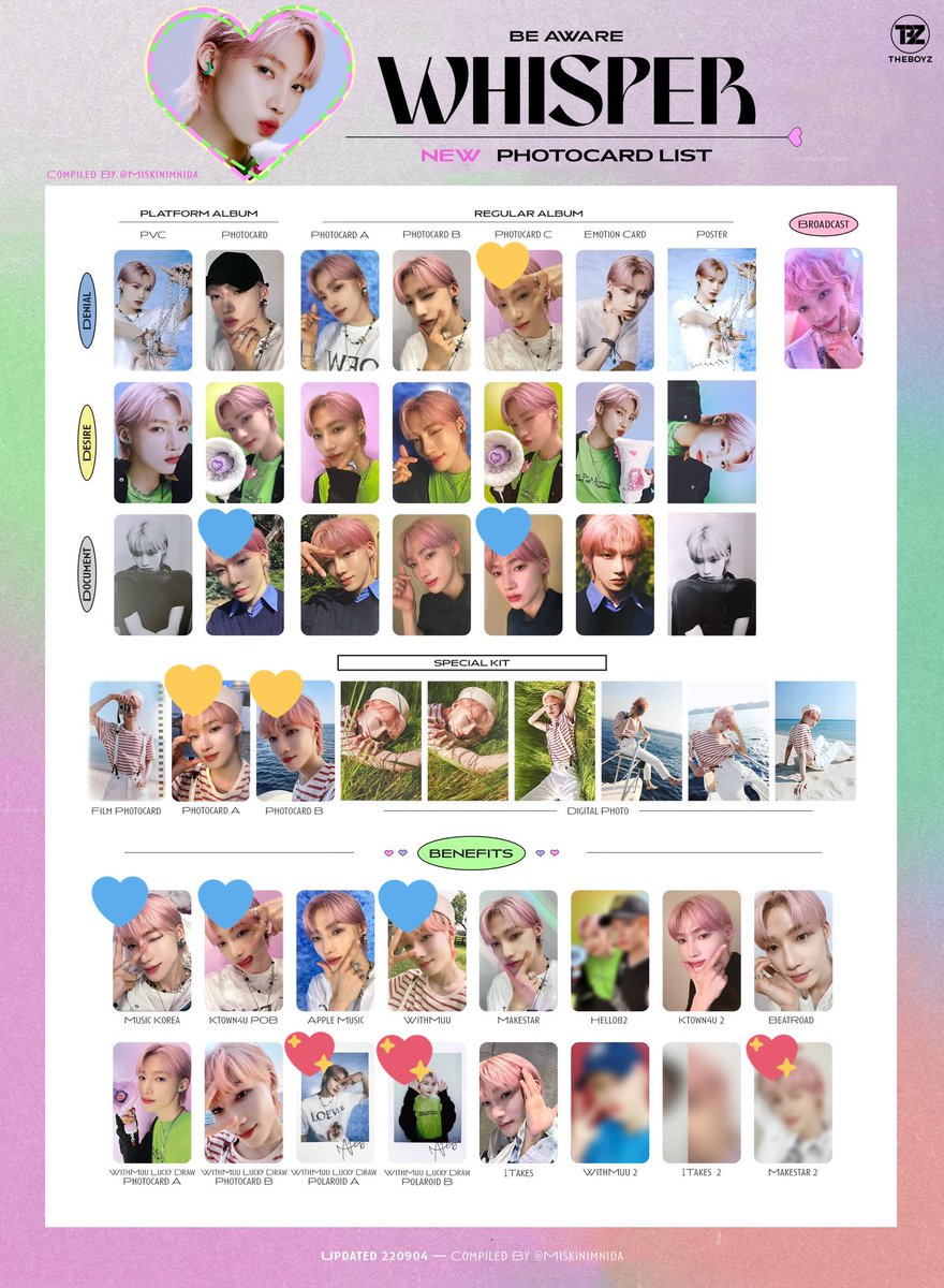 __ddadda_'s tweet photo. @xxx
THE BOYZ ドボイズ 交換

譲 1枚目 サンヨン ジェイコブ ケビン ジュヨン
(サンヨン、ジェイコブ、ケビンはbeatroad、withmuu2、1takes2、makestar2も手元に来ます！)
求 2枚目、3枚目 ニュー 💖>>💙>💛、買取

郵送またはイルコン手渡しでまとめて交換していただける方優先します◡̈ https://t.co/2Y9GhXvsrB