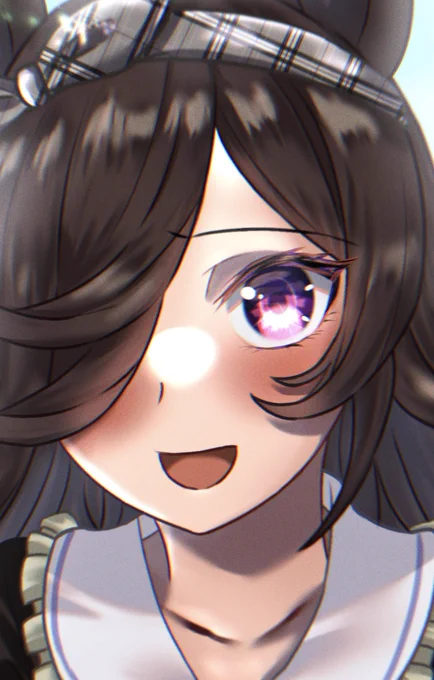 こんにちは!本日21時に新規イラスト公開します!お楽しみに#ウマ娘 #ライスシャワー 