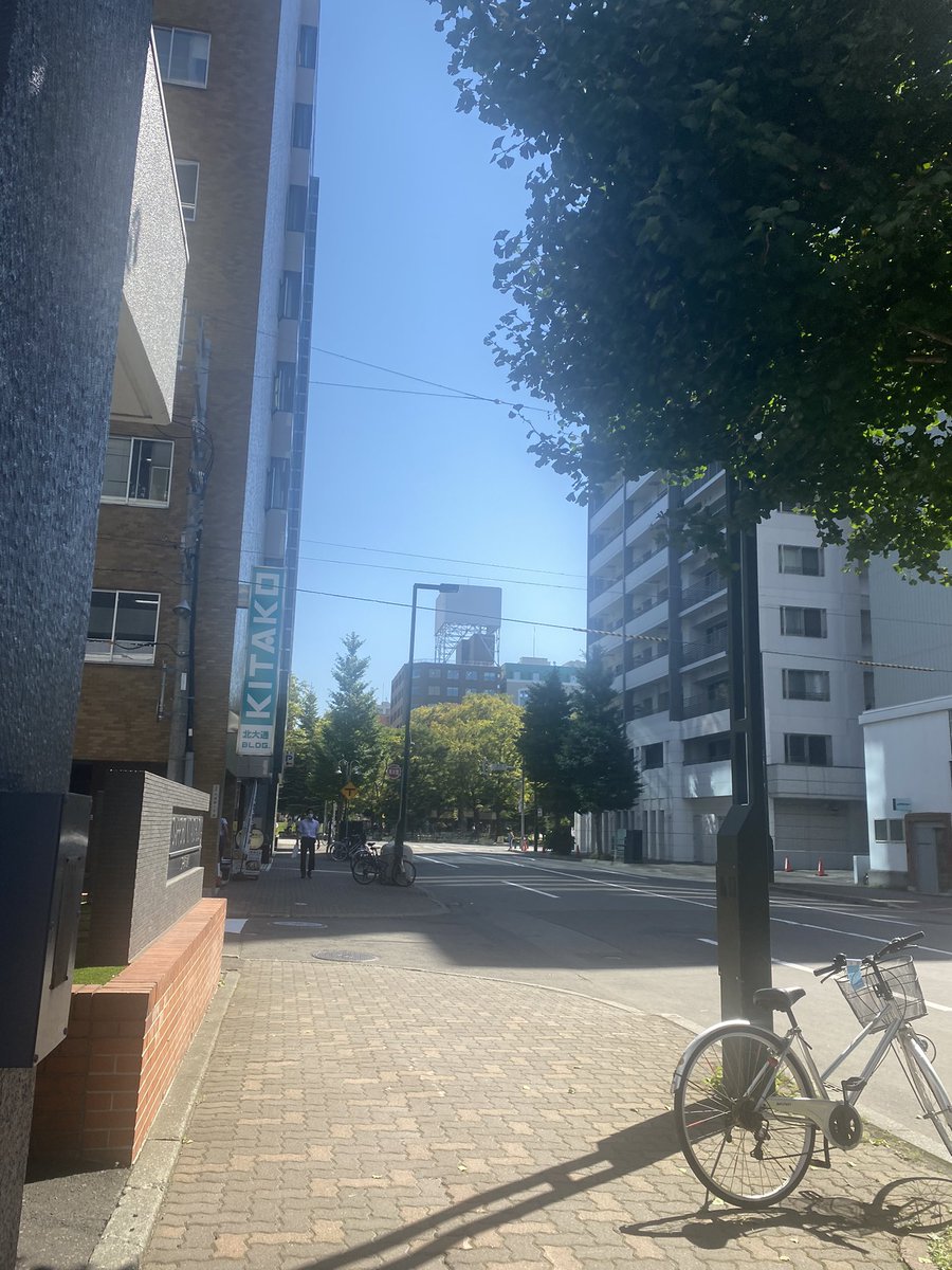 asa_utsuwa's tweet photo. あらためまして道案内を。

①北1西8ヤマダデンキ札幌本店から大通公園を目指します。
(駐車場もヤマダデンキのPをおすすめします)
②信号を渡って3軒目、ラーメンの千寿さん、黒岩咖哩飯店さんの看板が出ているビルの11階です。
エレベーターは10階まで。1階分は歩いてお越しください https://t.co/IyiBeKbRM5