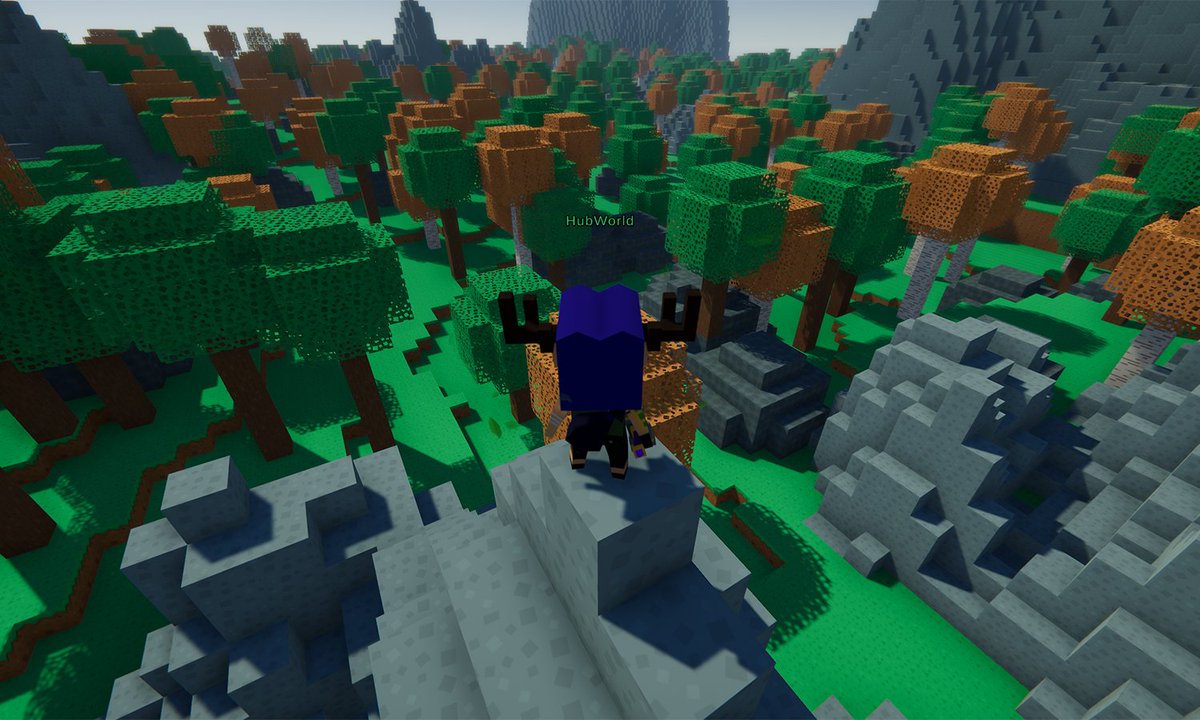 HubWorldGame's tweet photo. It's our first #screenshotsaturday! We started our project a week ago today. #gamedev #madewithunity 

How it started:            How it's going: https://t.co/L5ythKwUPS