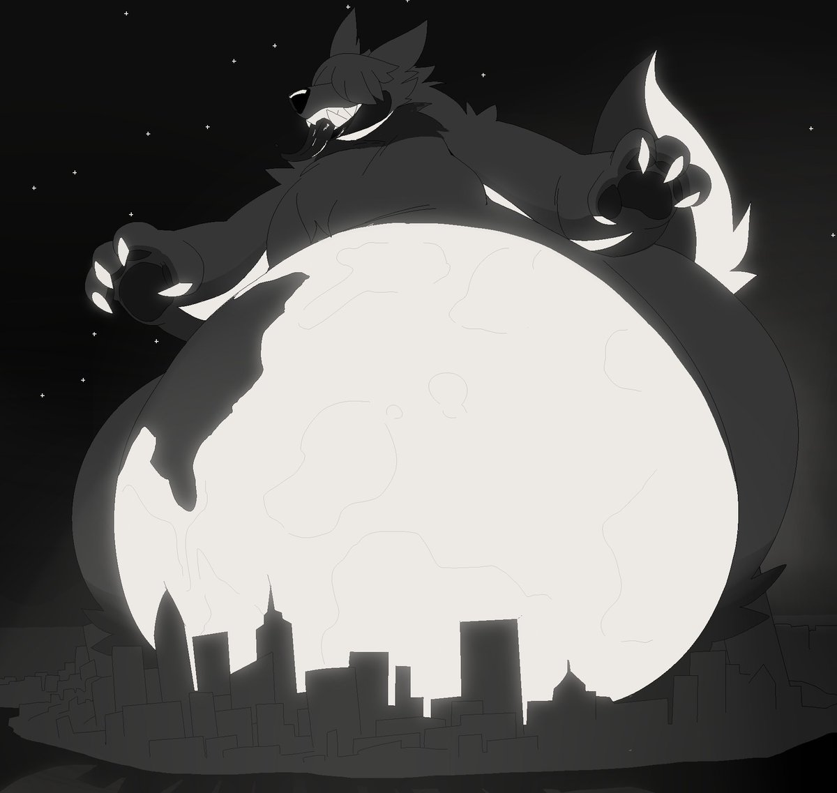 Wolfwireless On Twitter big Moon Sets On The Big Apple Image wolfwireless-on-twitter-big-moon-sets-on-the-big-apple-image