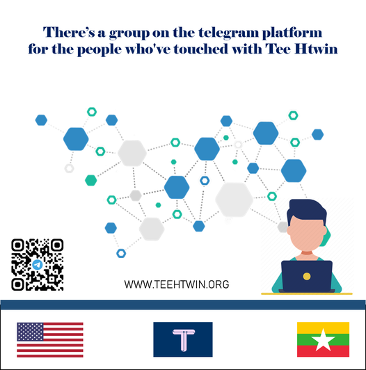 teehtwin's tweet photo. For the people who've touched us. There’s a telegram group to be able to talk intimately with the webinar speakers, in addition to the TeeHtwin whole team.

https://t.co/osP9Wse1bc

Let's 

- Talk, 
- Share what we know,
- Help each other,
- Stay connected, https://t.co/AGtiuk93dL