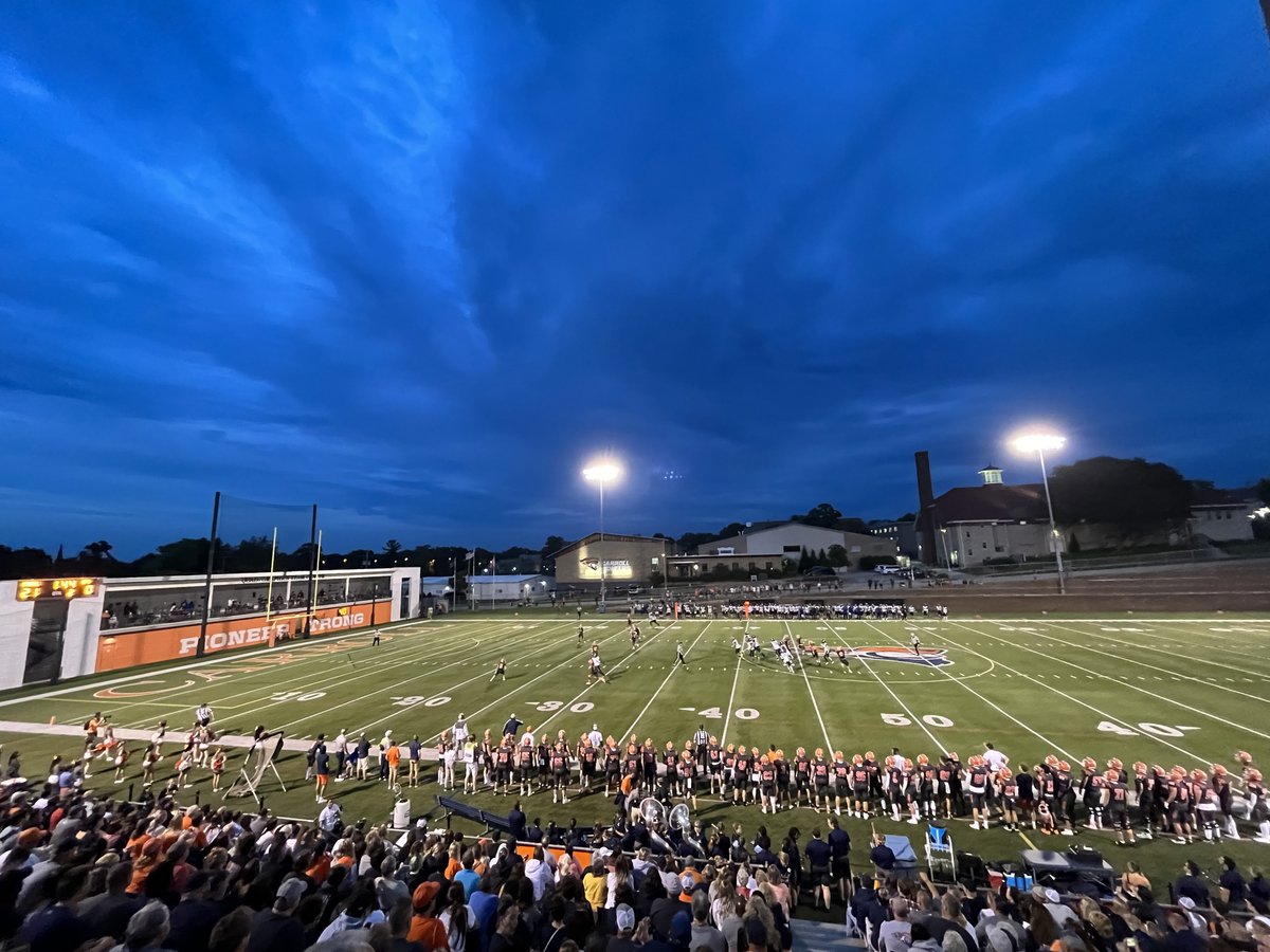 Schneider Stadium under the lights >>>