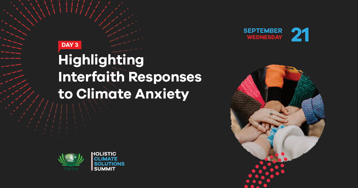 TzuChiUSA's tweet photo. Join us bright & early for Day 3 of the #HolisticClimateSolutionsSummit, where today’s focus is on interfaith action and well-being! See today’s sessions and full lineup at: https://t.co/ZADekDLYqG #ClimateWeek #GettingItDone #InterfaithAction https://t.co/XVFVmAkOGk