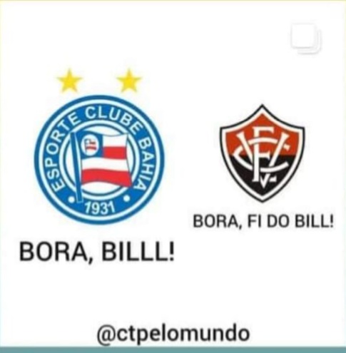 soldabahea's tweet photo. Entrando na onda do Bora,Bil
Eis que surge Bill e seu filho mais conhecido como nosso ex-rival
A resenha nunca terá fim
#borabill #borafidobill #BBMP https://t.co/yfO5BJpbvH
