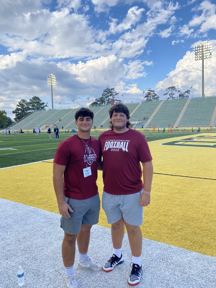 Had a great time <a href="/LionUpFootball/">Southeastern Football</a>. Thanks to <a href="/CoachLandryDC/">Dustin Landry</a> for the game invite. <a href="/KyleLasseigne/">Kyle Lasseigne</a> <a href="/RecruitLouisian/">Recruit Louisiana™️</a> <a href="/LSL_Sportsline/">Louisiana Sportsline</a>